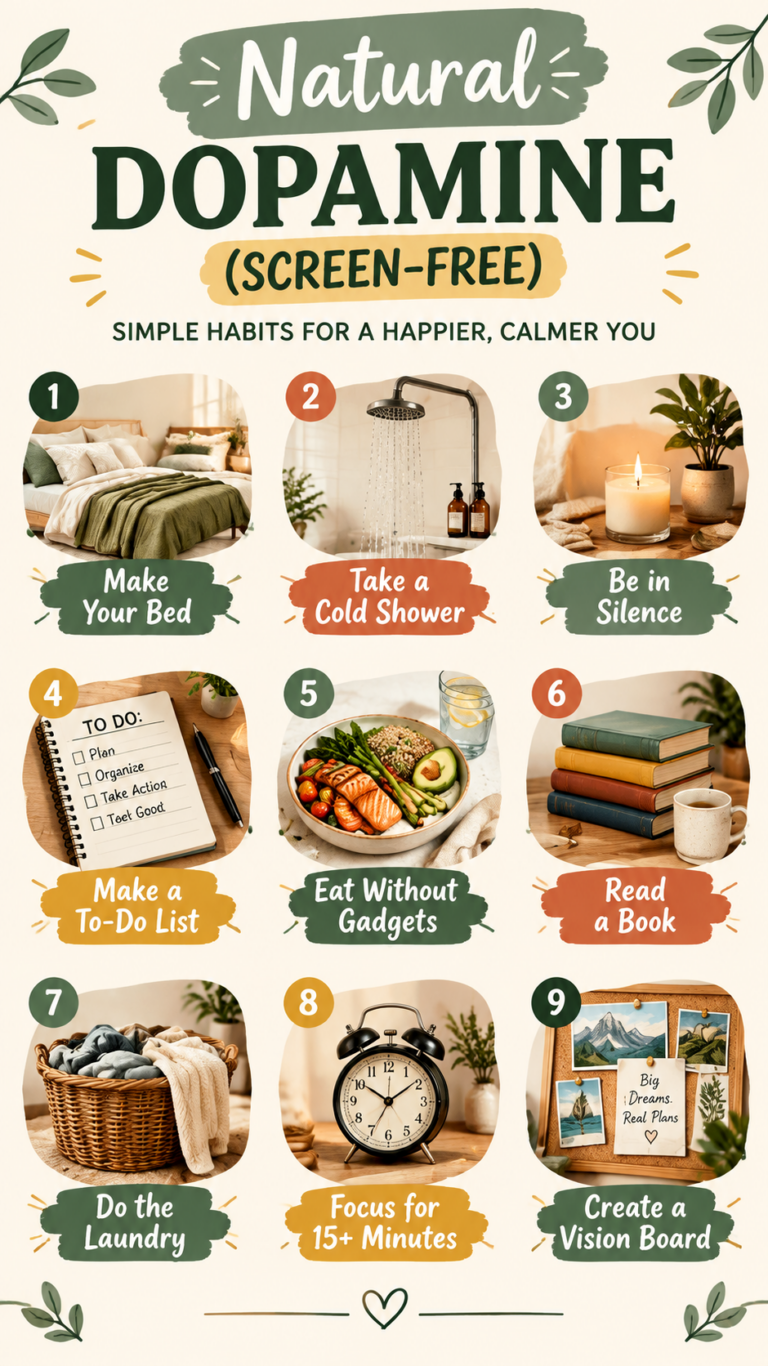9 Screen-Free Habits for Natural Dopamine Boosts and a Happier, More Focused Life