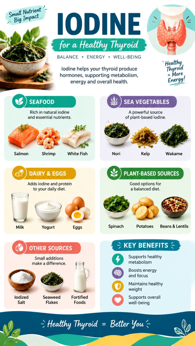 Iodine Foods List Best Natural Sources for Thyroid Health  Energy Support