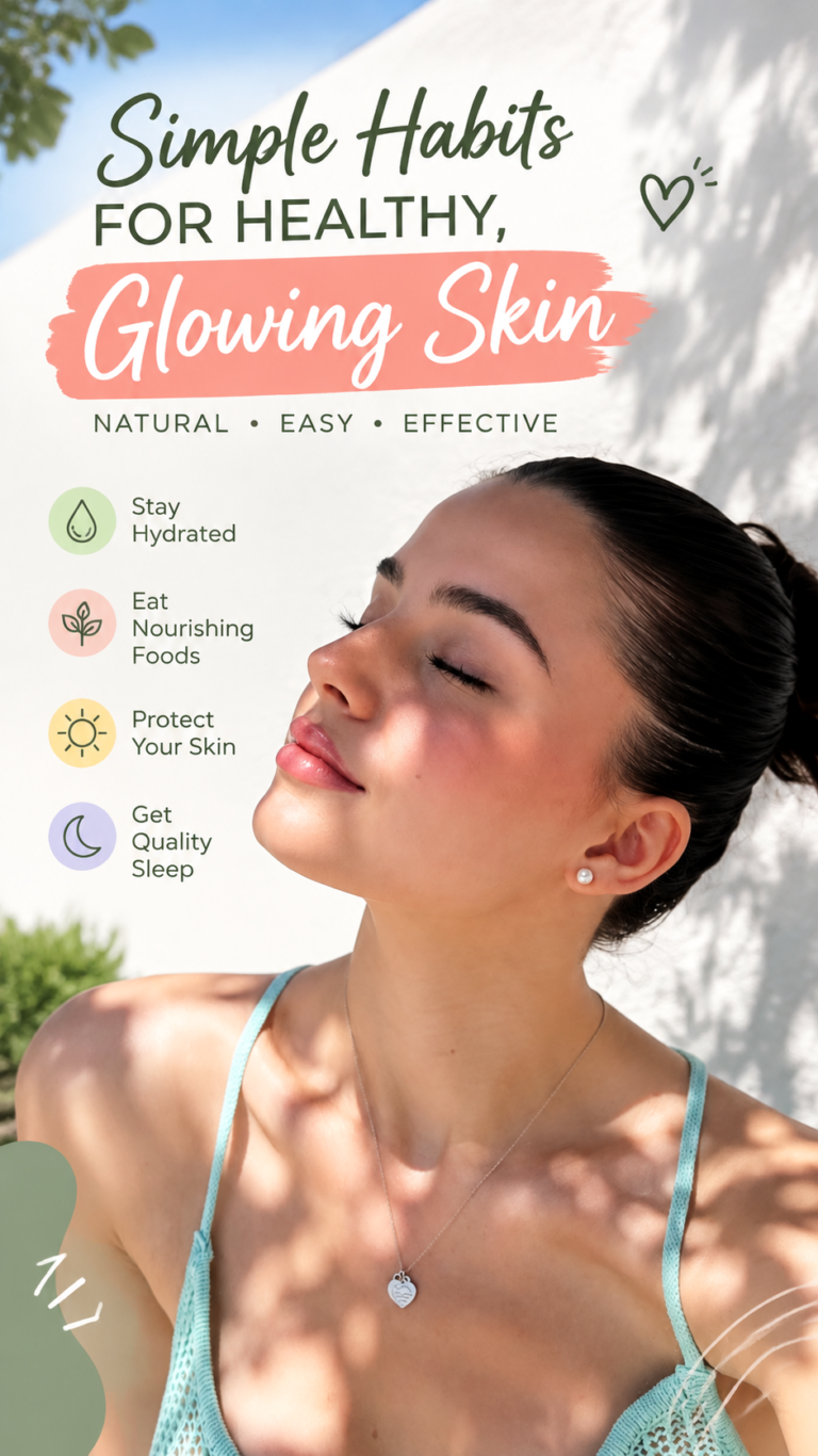 Glowy Summer Makeup Look with Natural Blush, Glossy Lips  Sleek Bun