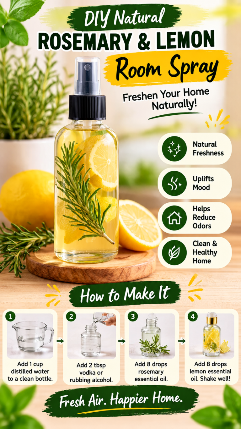 DIY Rosemary Lemon Freshener Spray for a Naturally Fresh Home