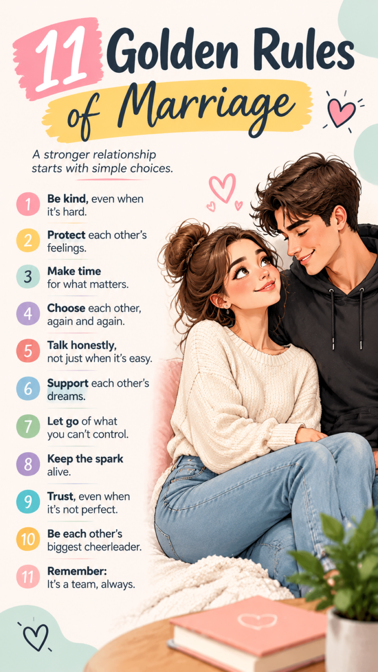 11 Golden Rules of Marriage Every Couple Should Follow for a Stronger Relationship