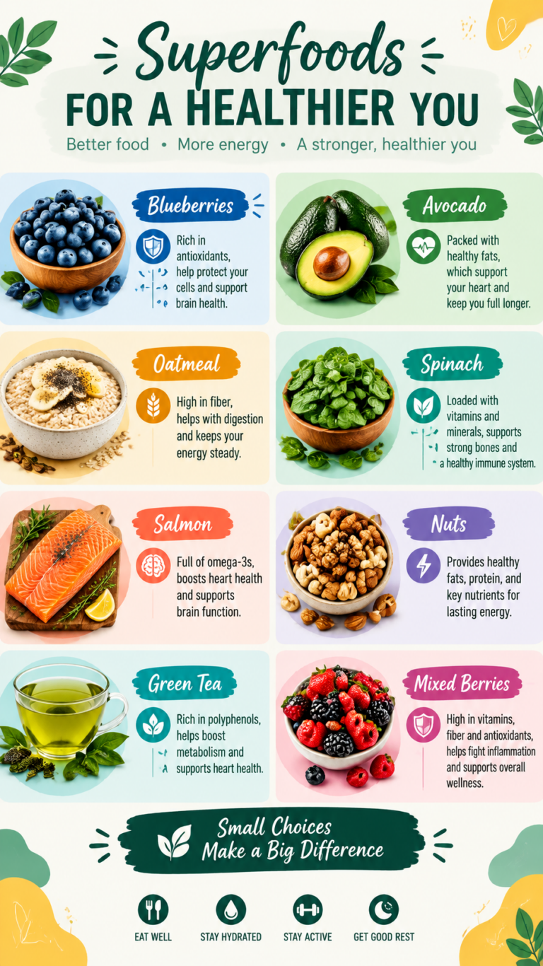 2 Foods a Day for Better Health Superfoods That Boost Your Body Naturally