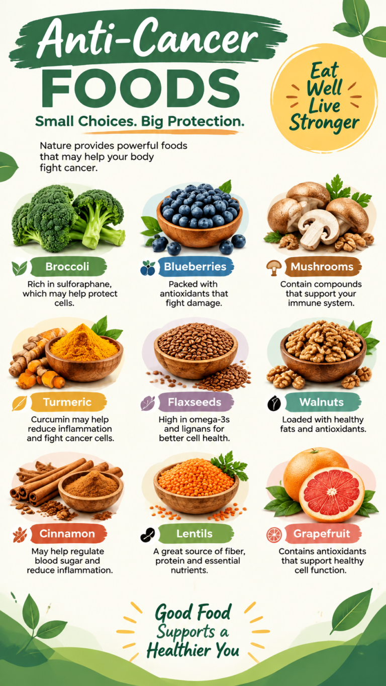 10 Nutrient-Rich Foods to Support Cancer Prevention and Boost Daily Wellness