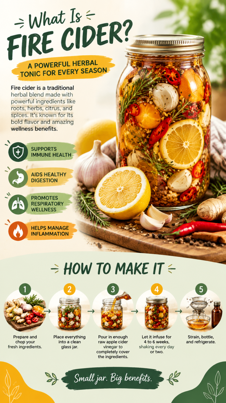 How to Make Fire Cider Traditional Herbal Tonic Recipe for Wellness